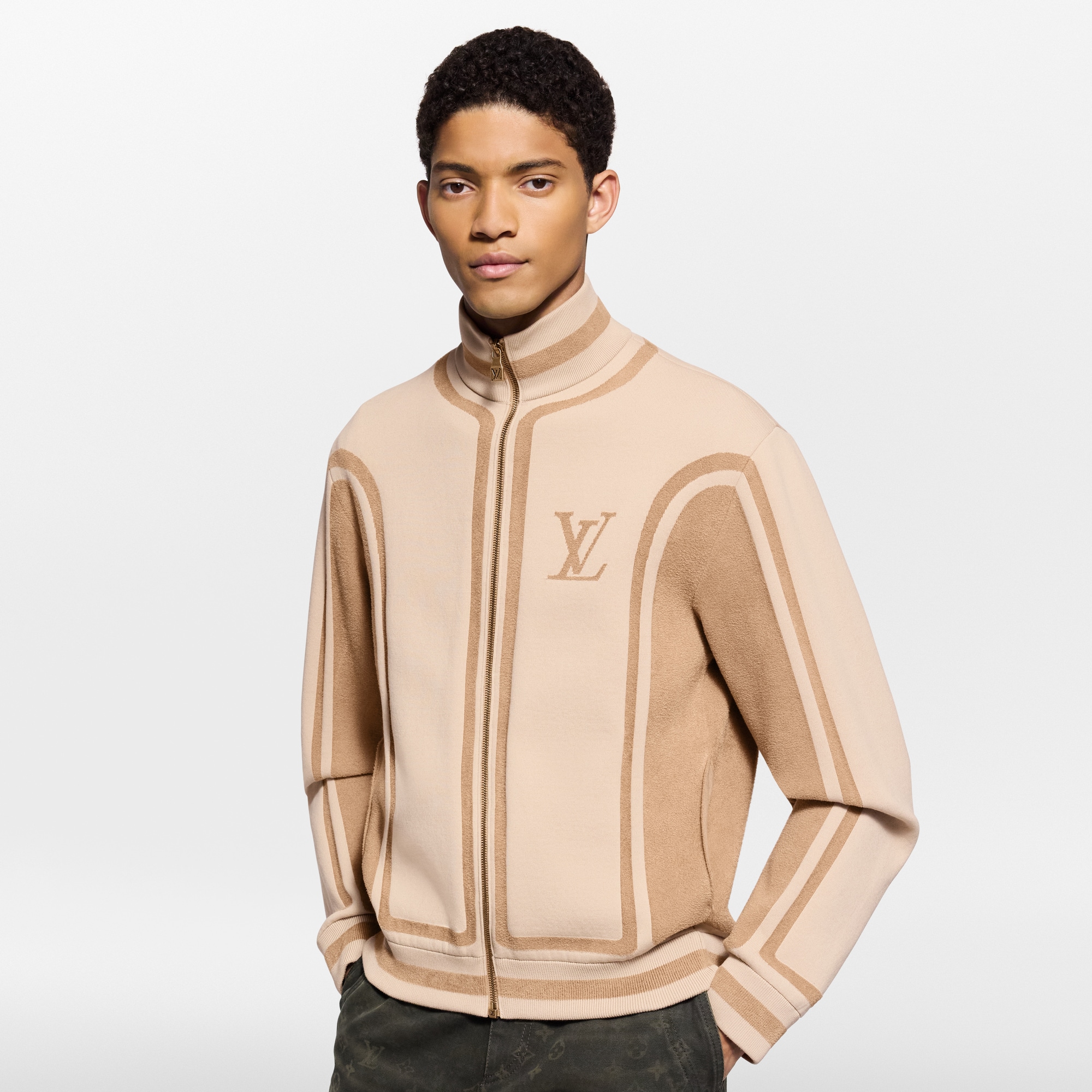 Knit Track Top - Ready to Wear | LOUIS VUITTON